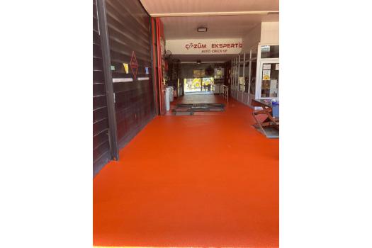 Portakal Desen Epoksi Zemin Kaplama